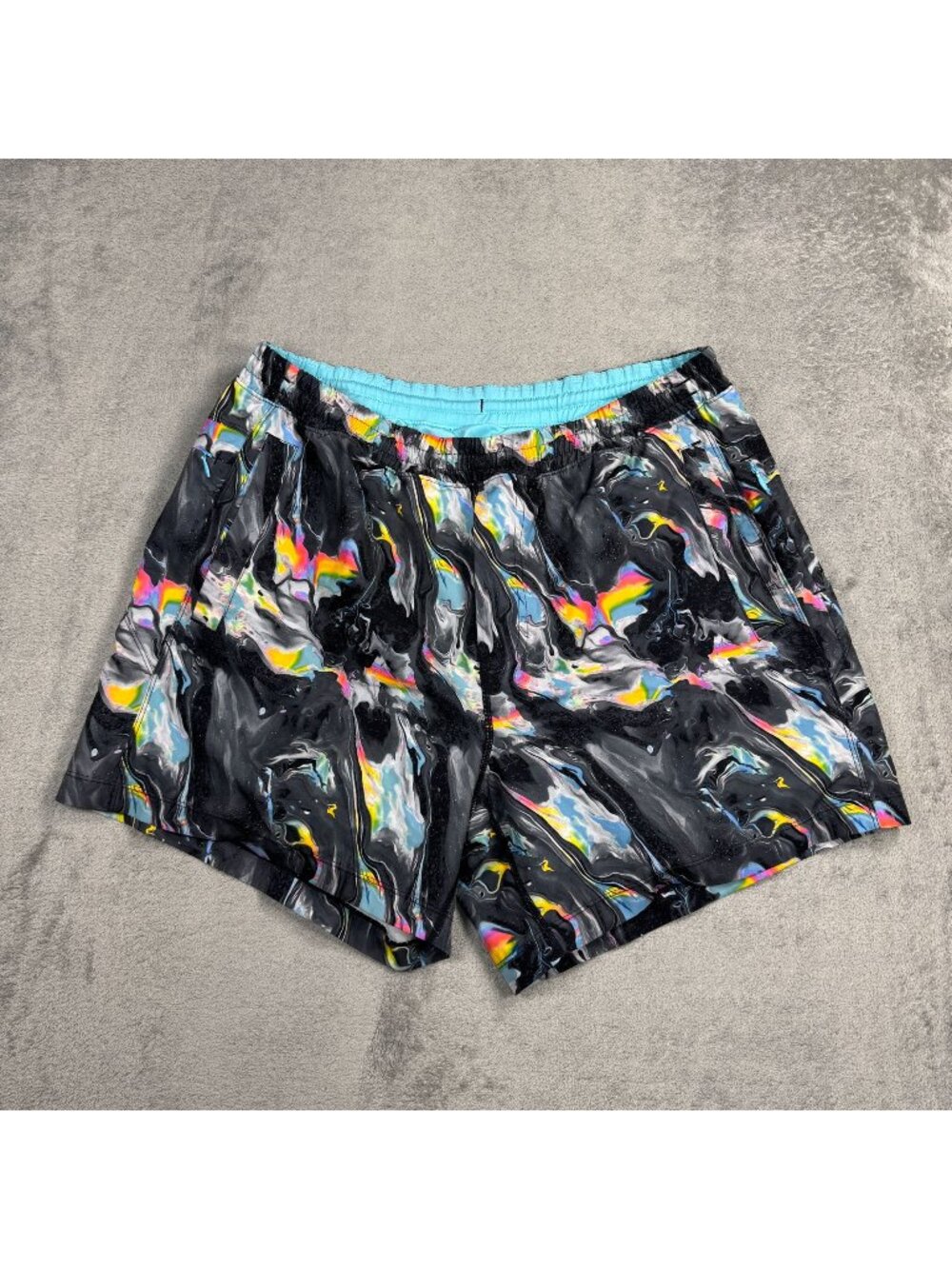 Birddogs Billy Wonkas Board Shorts Mens XL Lined Athletic Short Multicolor Swirl